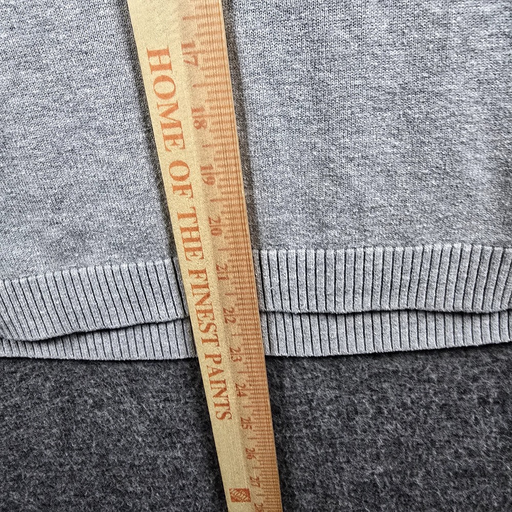 Banana Republic‎ Women L Grey/Gray Pullover Sweater W Button Side Closure - Picture 10 of 11